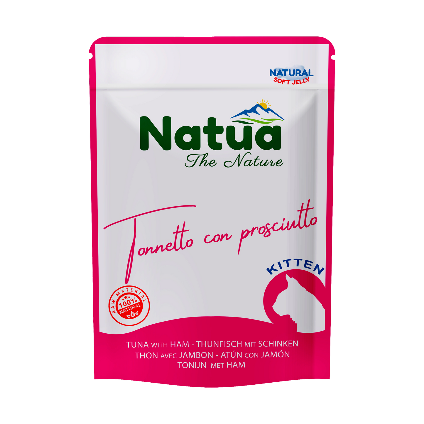 Natua Natural Pouch Katze Thunfisch mit Schinken (Kitten)