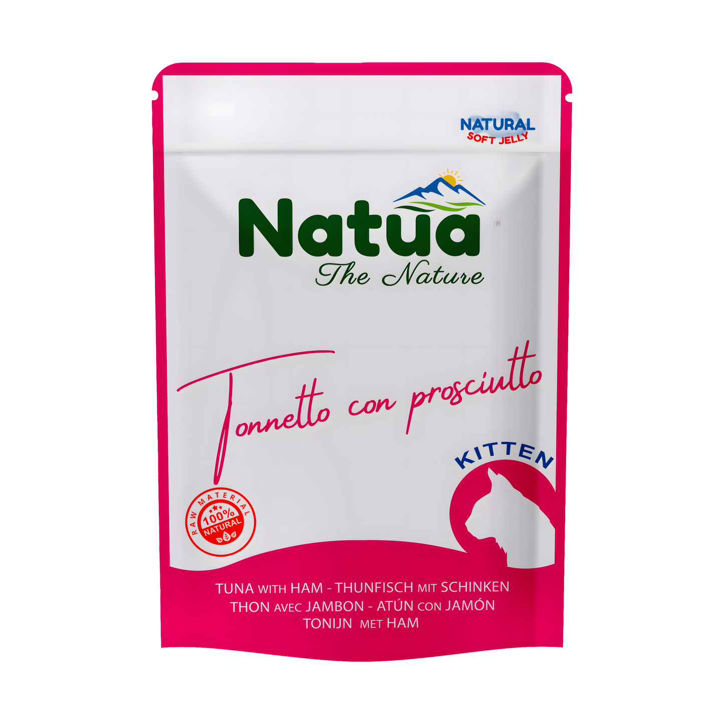 Natua Natural Pouch Katze Thunfisch mit Schinken (Kitten)