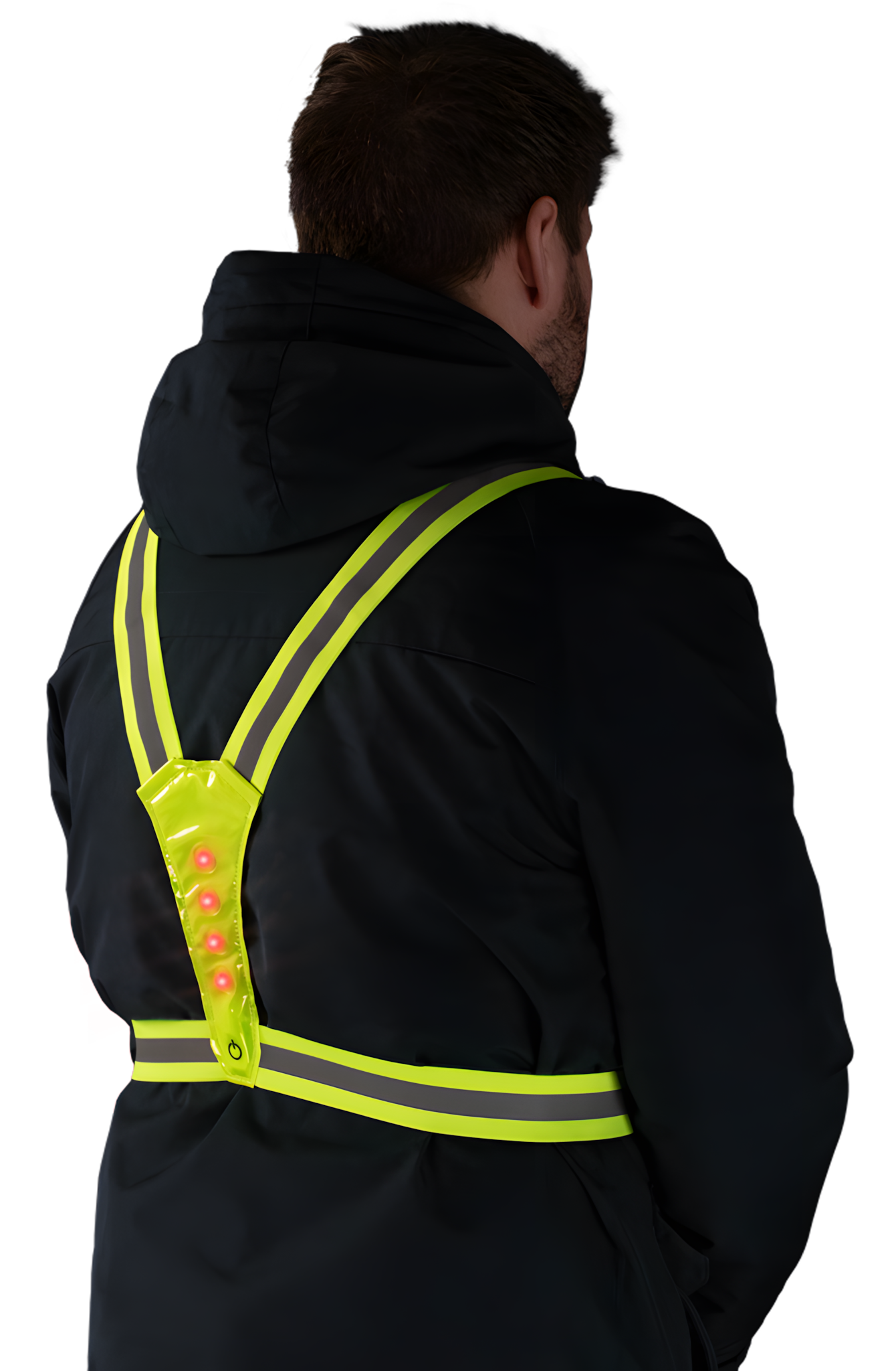 Nightwalk Human Safety Harness Gelb by Hoffreund