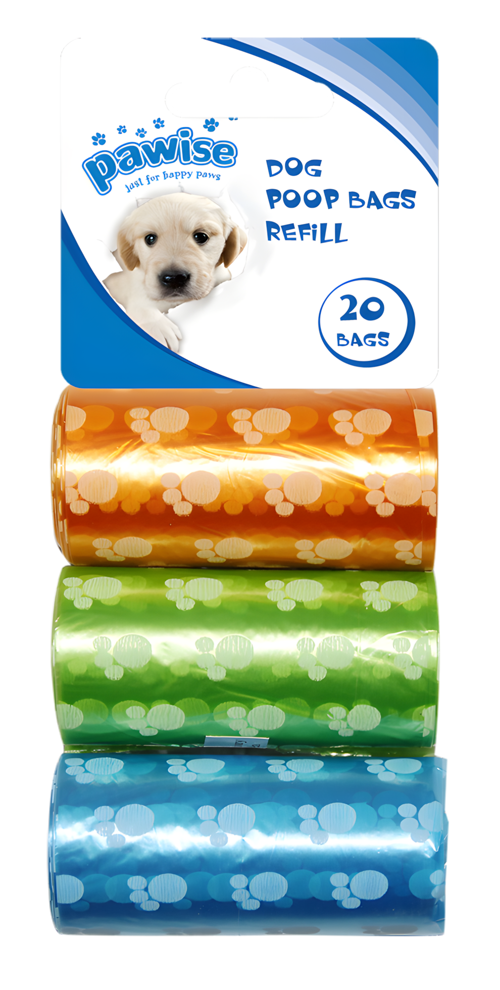 Pawise Refill Poop Bag 3-Pack by Hoffreund