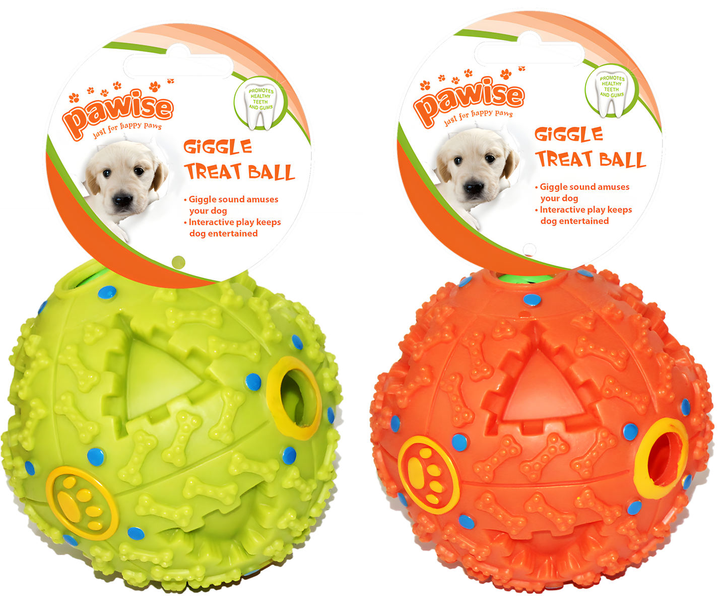 Pawise Giggle Treat Ball M by Hoffreund