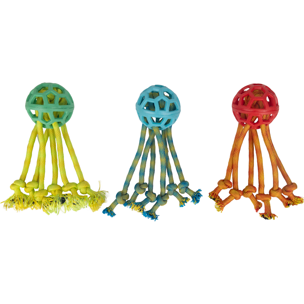 Pawise Play-N-Tug Rope Octopus