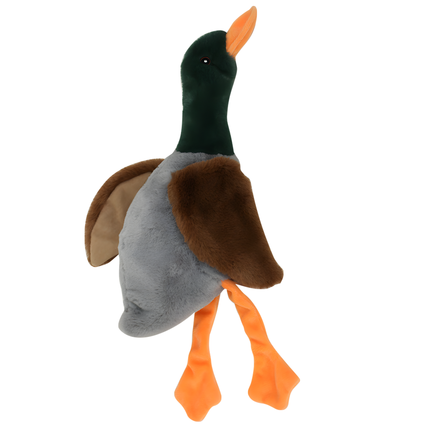 Pawise Stuffless Duck With Big Squeaker by Hoffreund