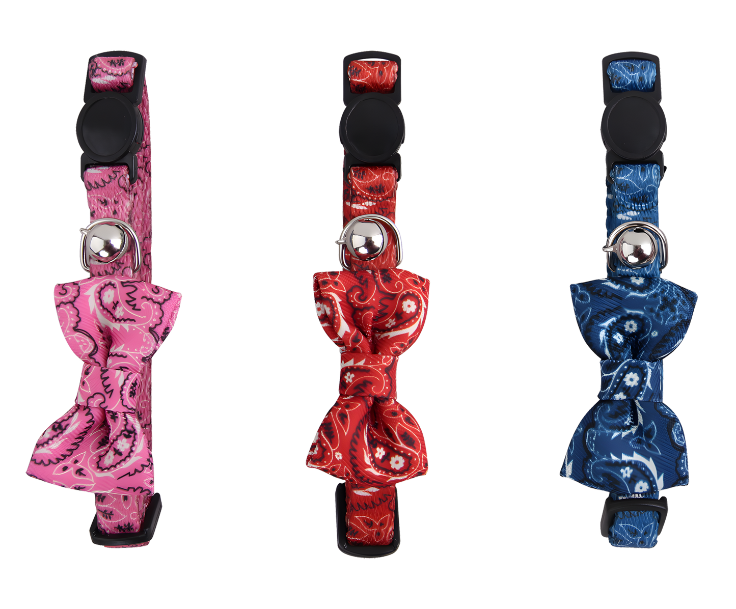 Pawise Cat Collar With Bowknot Blau