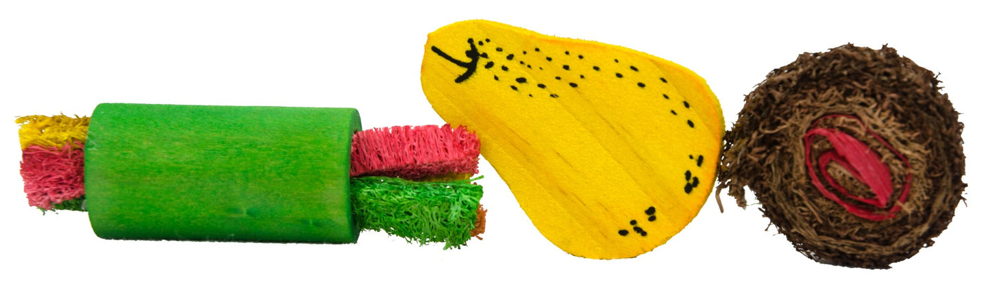 Pawise Wooden Loofah Pretty Toys