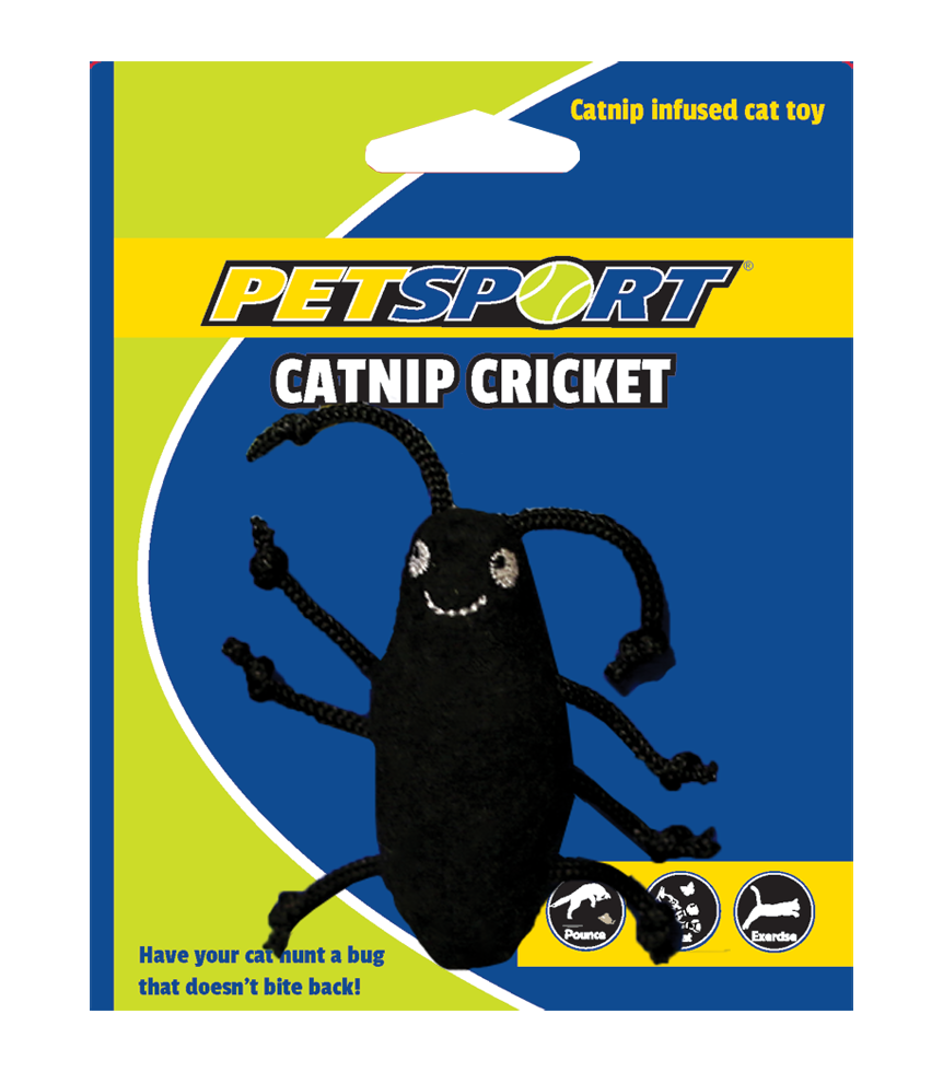 Petsport Catnip Cricket Schwarz