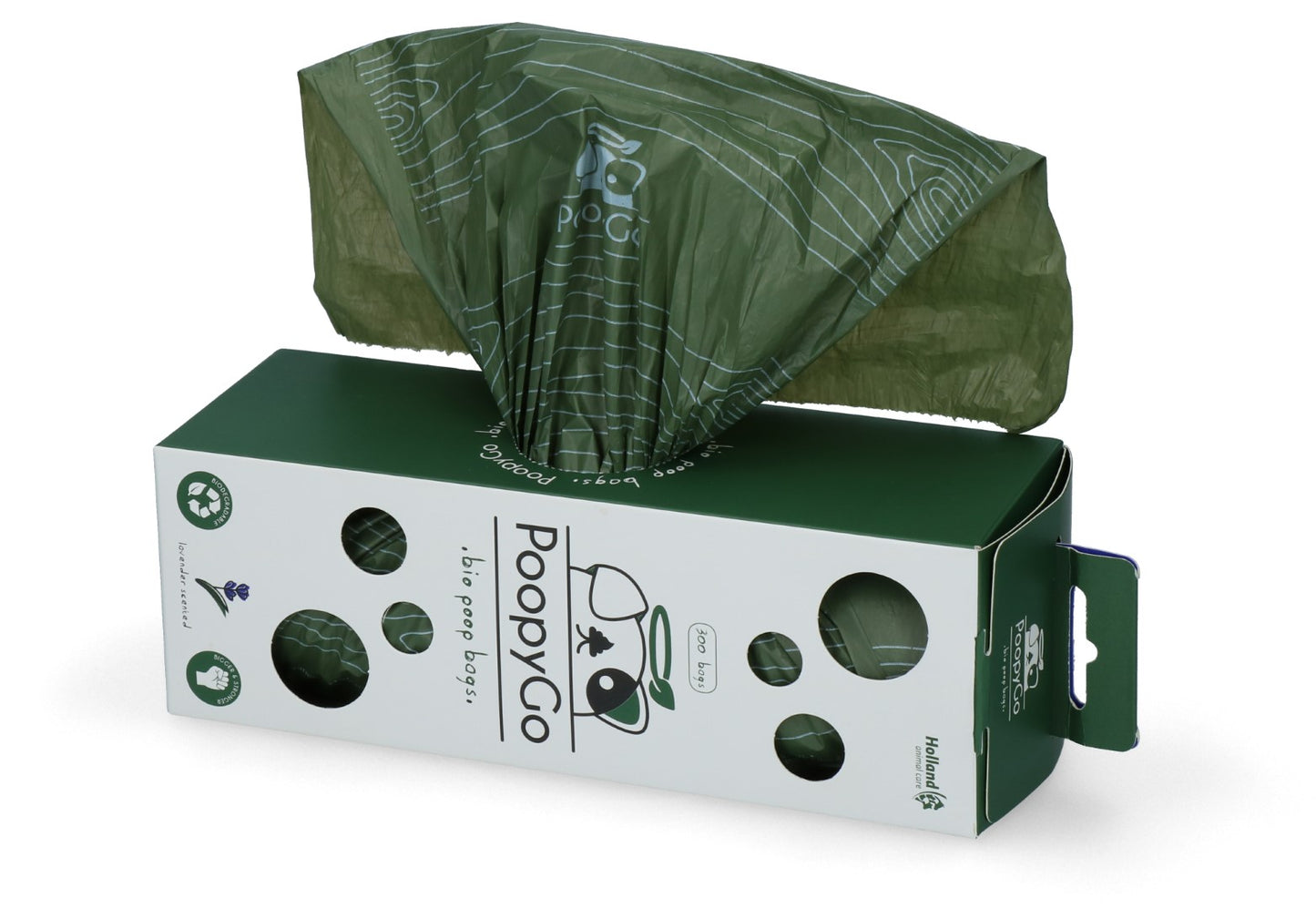 PoopyGo Umweltfreundlich Tissue Box Lavendelduft (300 Stück)