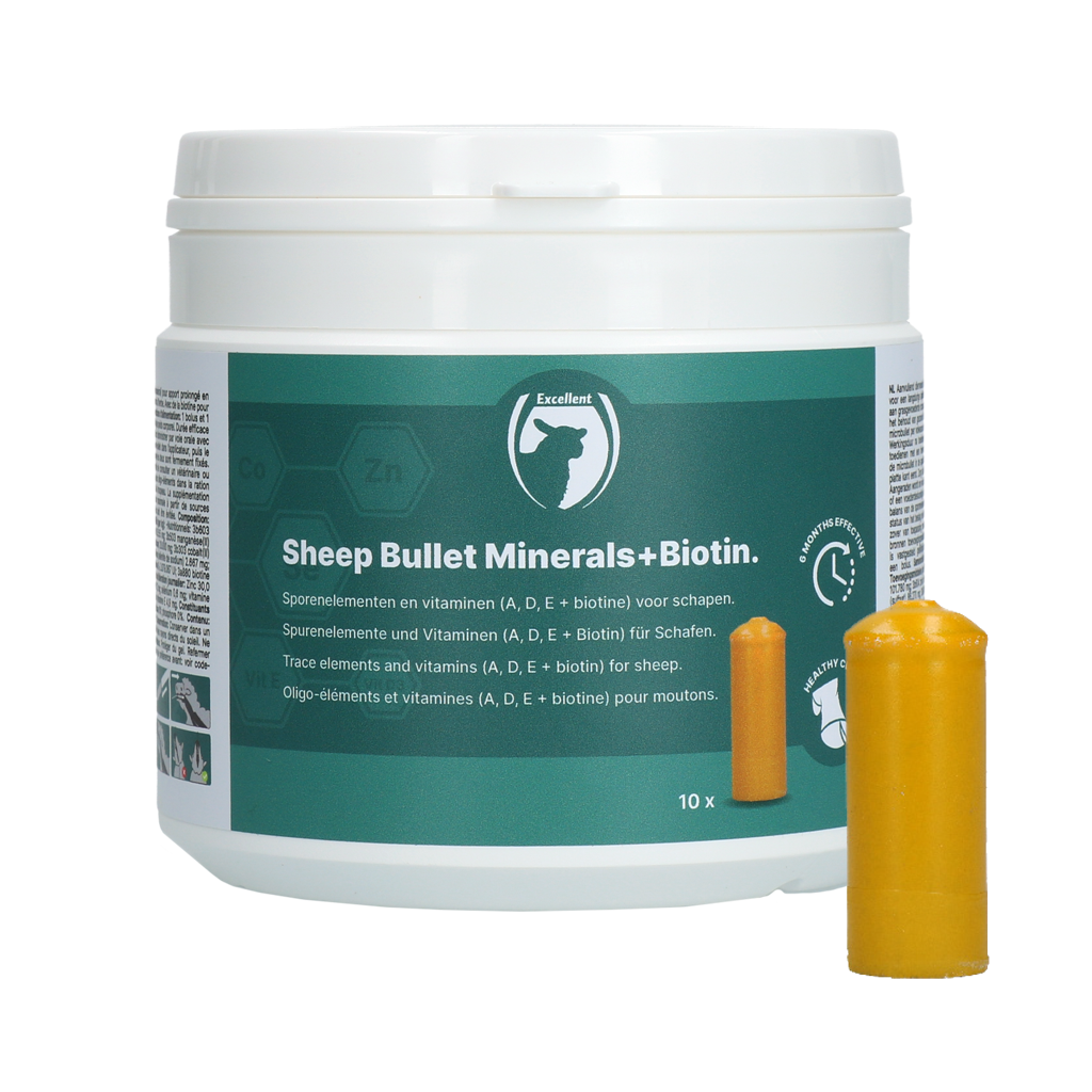 Excellent Sheep Bullet Minerals + Biotin 10 Stück