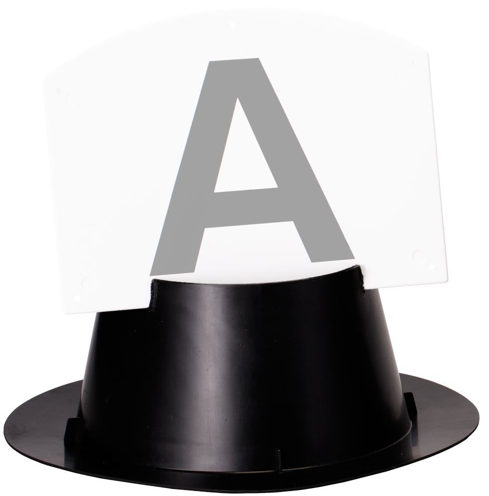 Show Jump Halter für Dressurbuchstaben und Ziffern