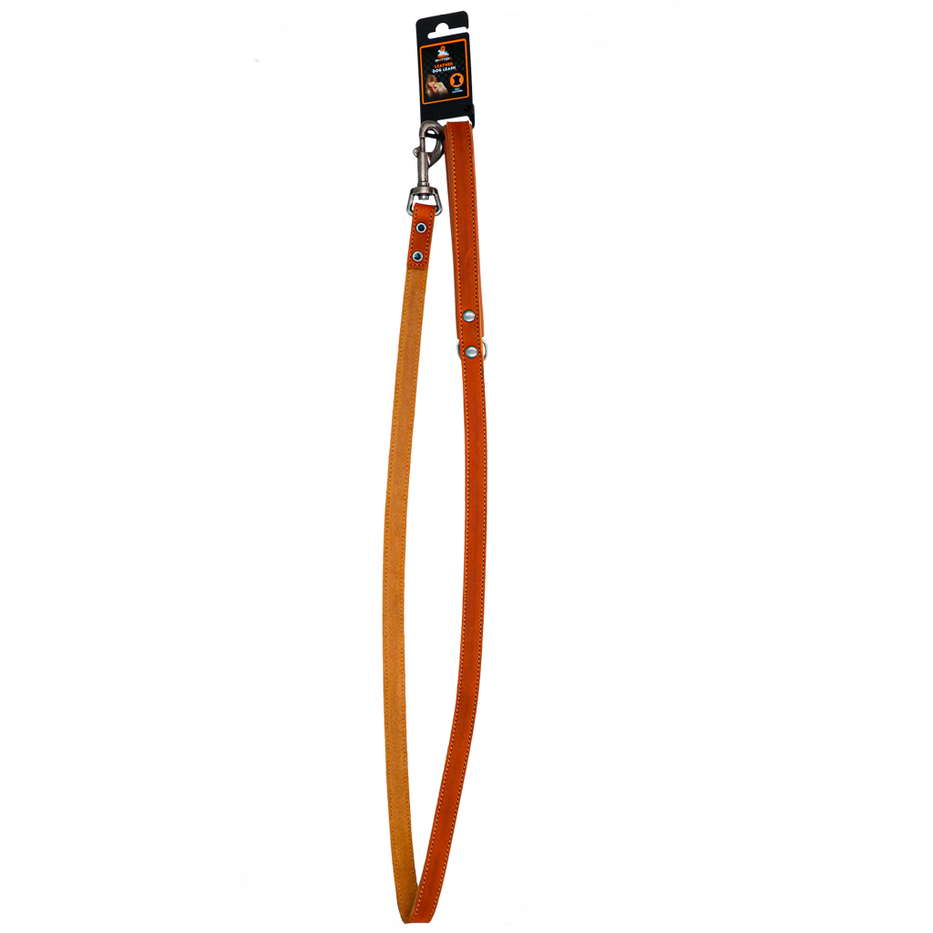Spotted! Pro Leder Hundeleine Cognac