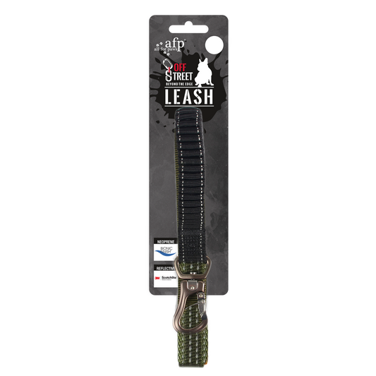 AFP Off Street - Dog Leash Olivgrün S