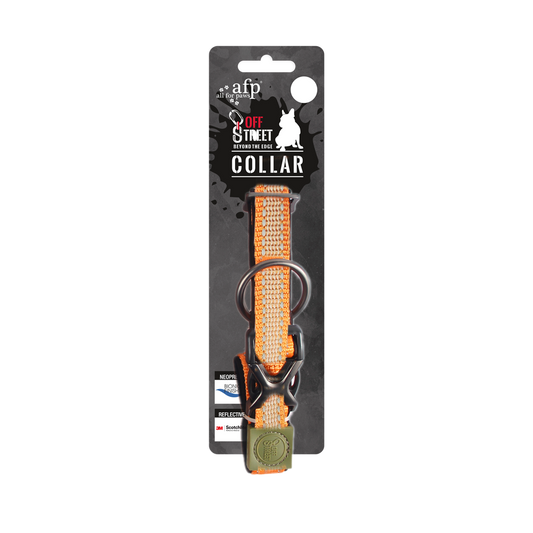 AFP Off Street - Dog Collar Mandarine L