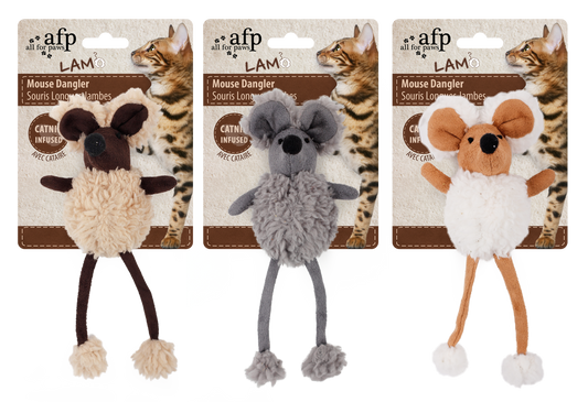 AFP Lambswool - Mouse Dangler