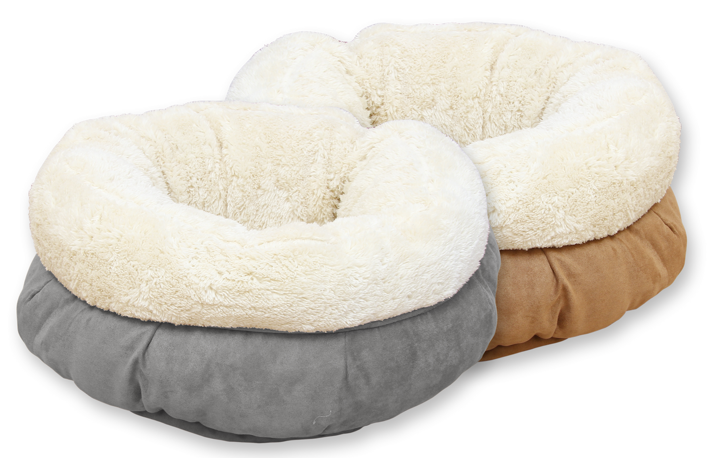 AFP Lambswool - Donut Bed Grau