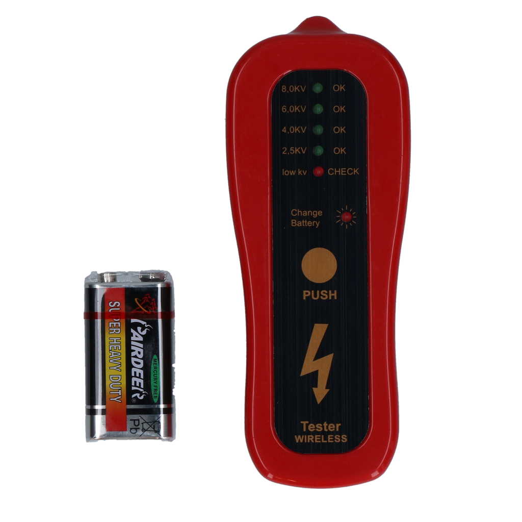 Zaunprüfer mit LED-Anzeige