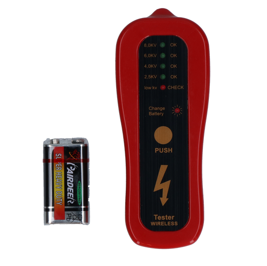 Zaunprüfer mit LED-Anzeige