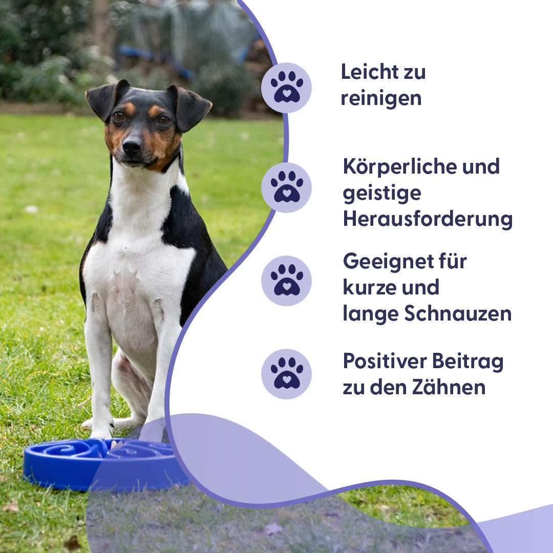 Eat Slow Live Longer Original Blau L