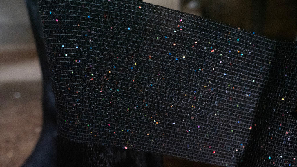 Excellent Animal Glitter Bandage Pro 10 cm - Schwarz