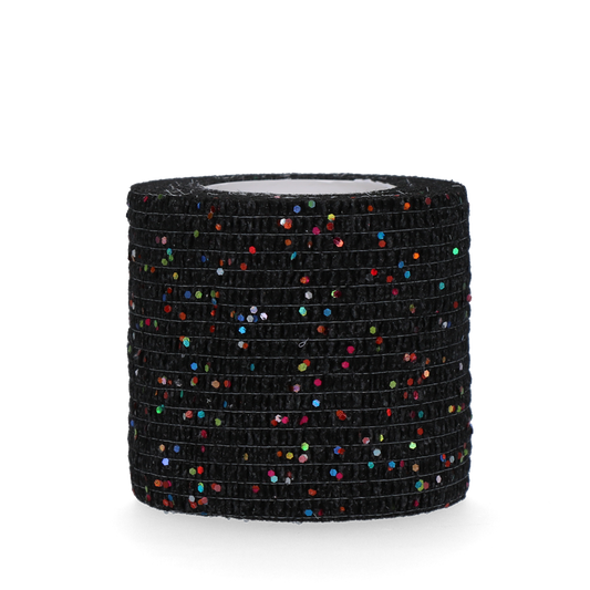 Excellent Animal Glitter Bandage Pro 5 cm - Schwarz