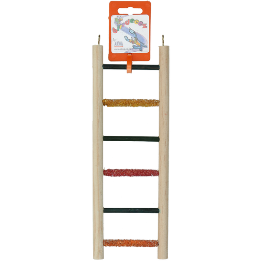 Birrdeeez Leiter All Wood Sittich 6 Stufen