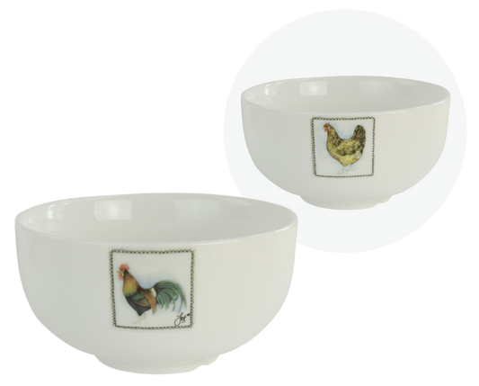 HofundZoo Schale Hahn/Huhn