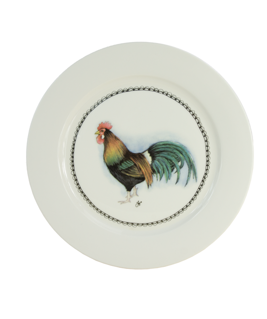 HofundZoo Frühstücksteller Hahn