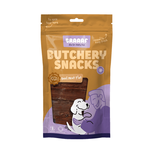 Braaaf Butchery Snacks Dörrfleisch Flach 125 g