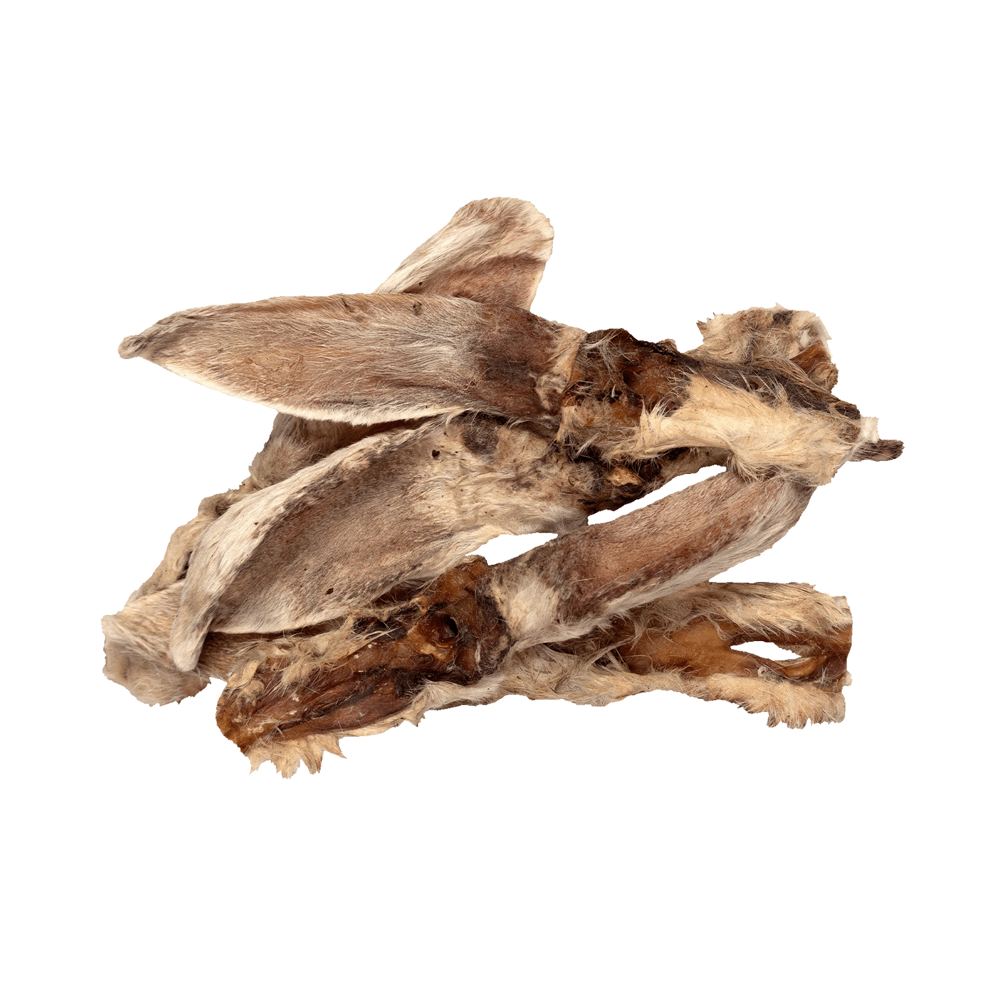 Braaaf Butchery Snacks Kaninchenohren mit Haaren 80 g