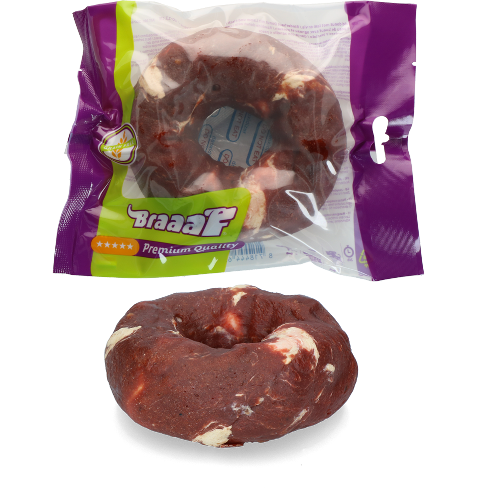 Braaaf Rawhide Donut Lamm & Fisch