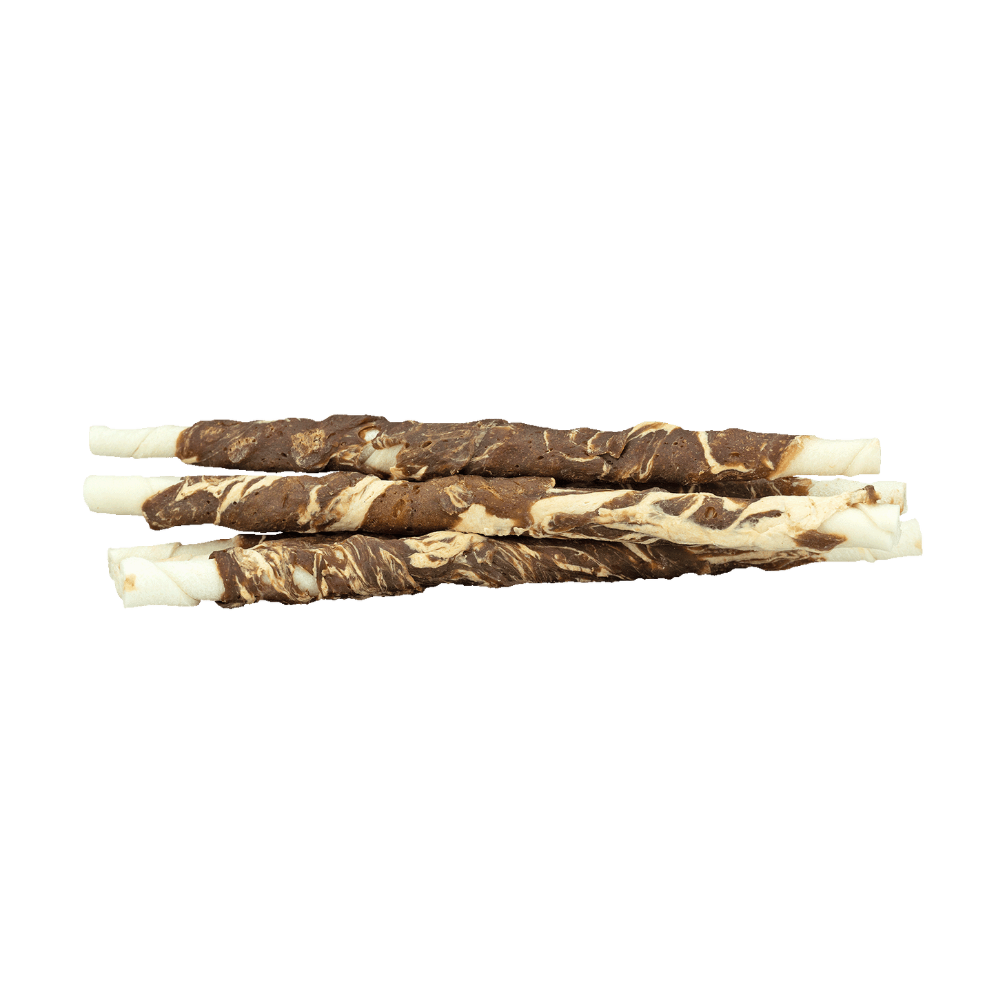 Braaaf Rawhide Twister Lamm & Fisch (6 St.) - 21 cm