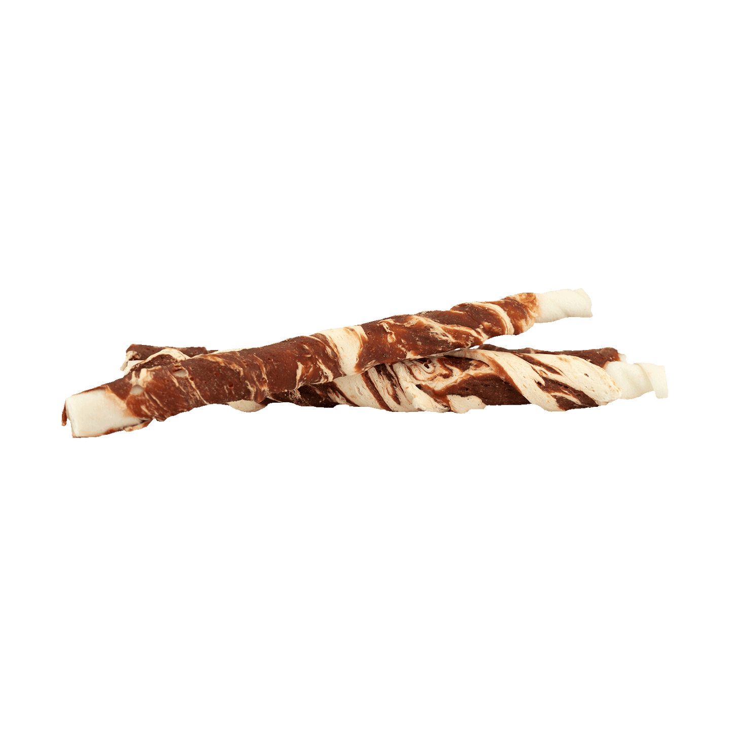 Braaaf Rawhide Twister Rind & Fisch (3 St.) - 21 cm