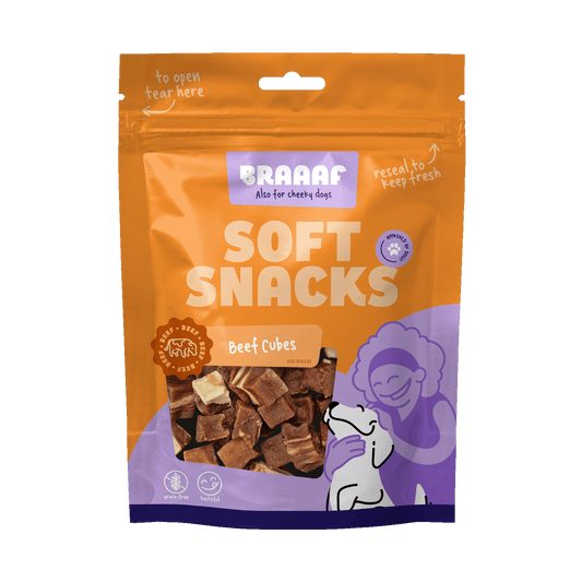 Braaaf Soft Snack Cubes - Rind & Fisch