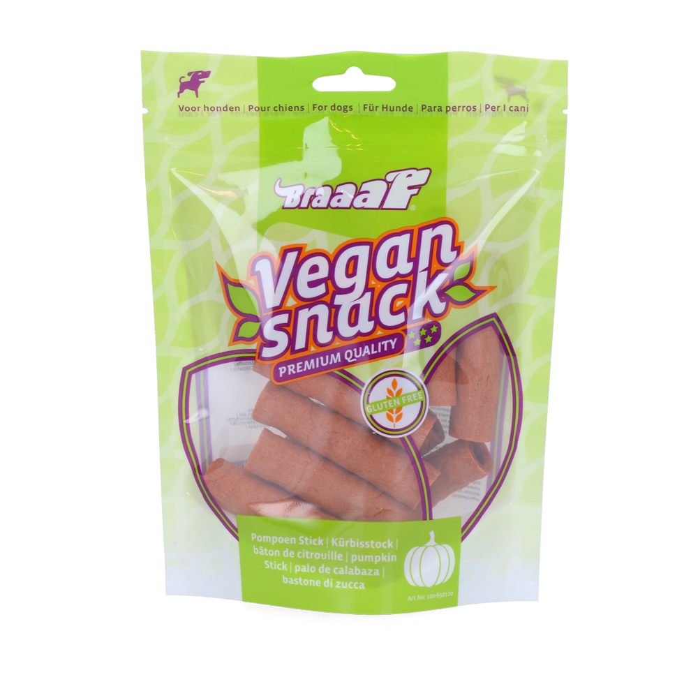 Braaaf Vegan Snack Kürbis Stick - 6 cm
