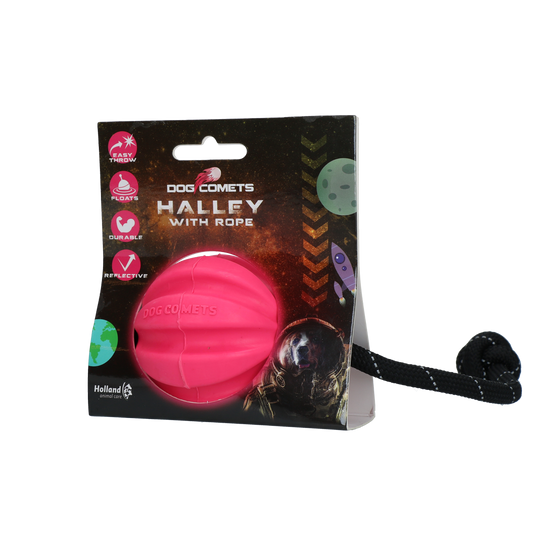 Dog Comets Halley Mit Seil Rosa