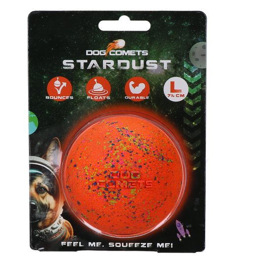 Dog Comets Stardust Orange L