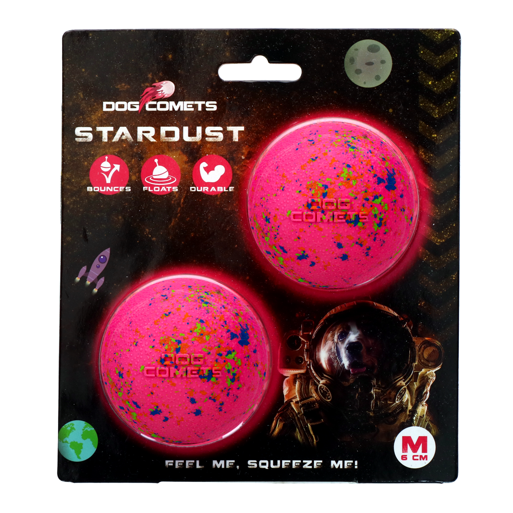 Dog Comets Stardust Rosa M (2-Pack)