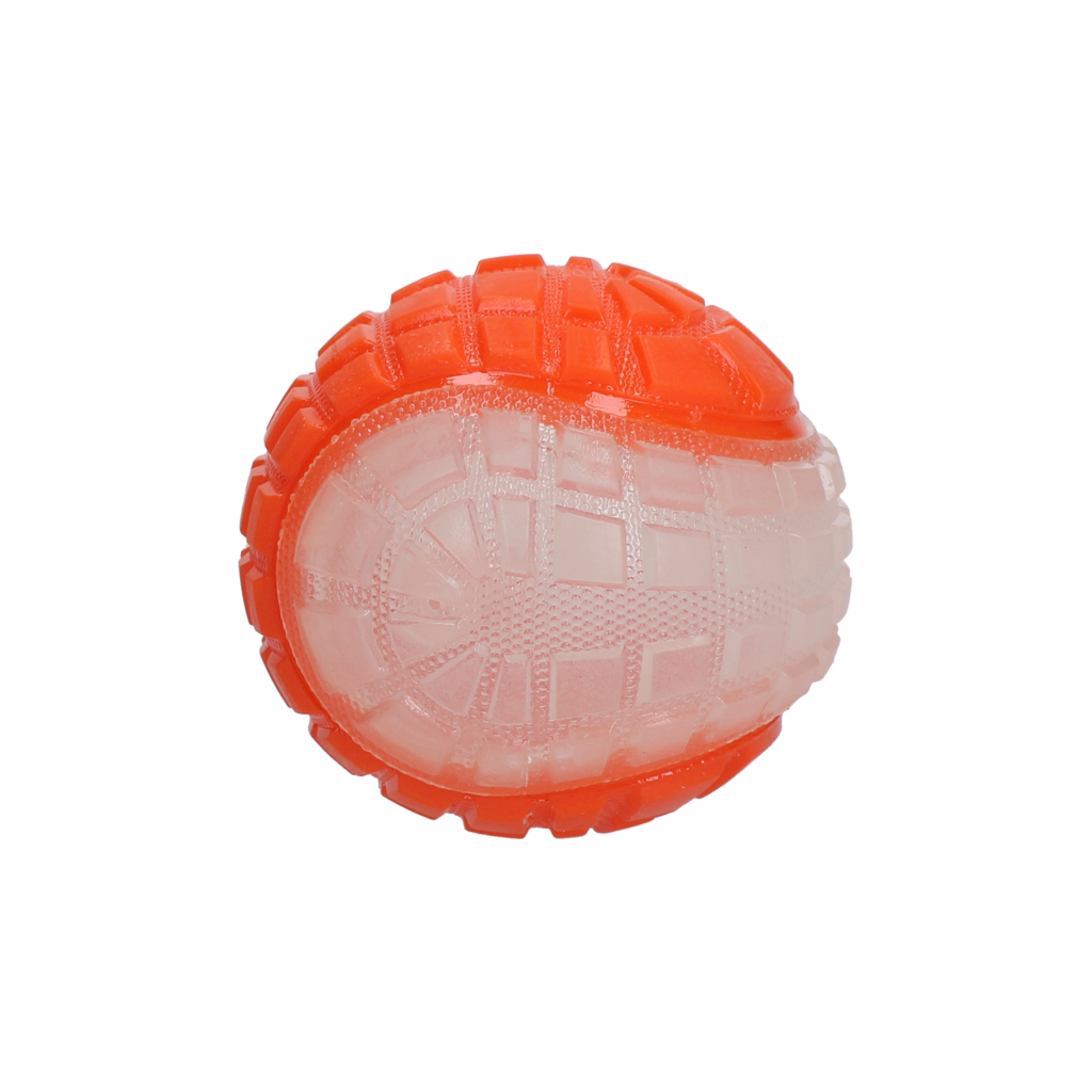 Dog Comets Glow In The Dark Moon Ball M Orange