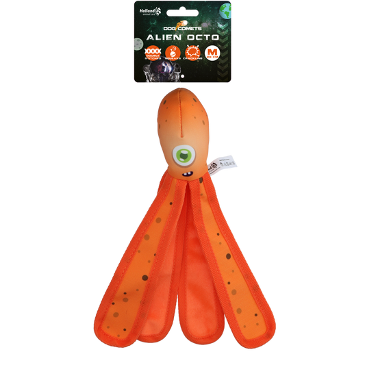Dog Comets Alien Octo M Orange