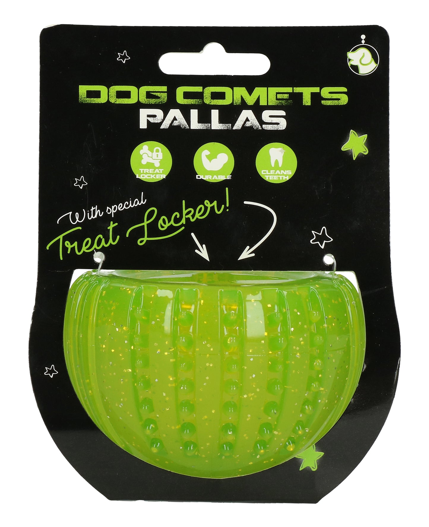 Dog Comets Treat Locker Grün