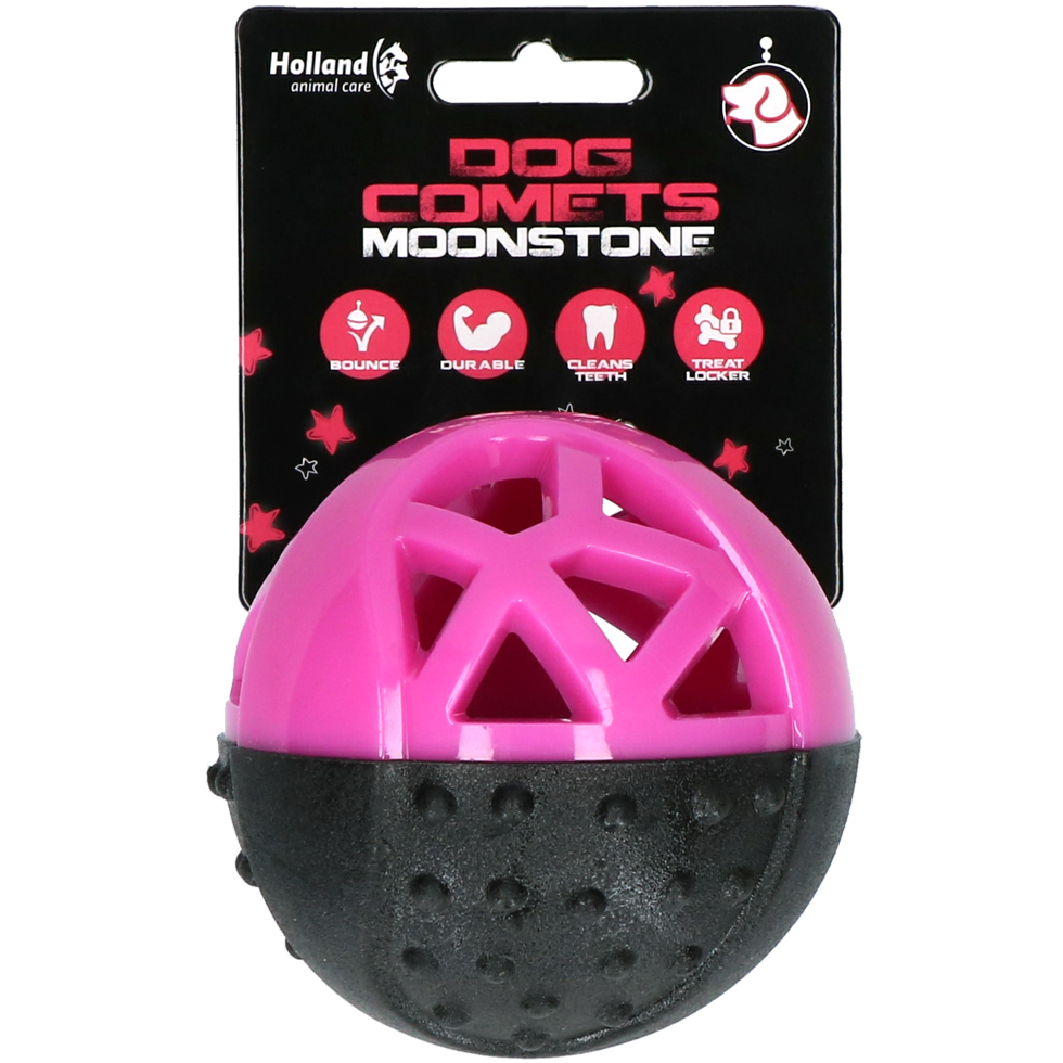 Dog Comets Moonstone Leckerball Rosa