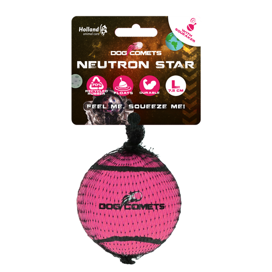 Dog Comets Neutron Star Tennisball Mit Quietscher L Rosa