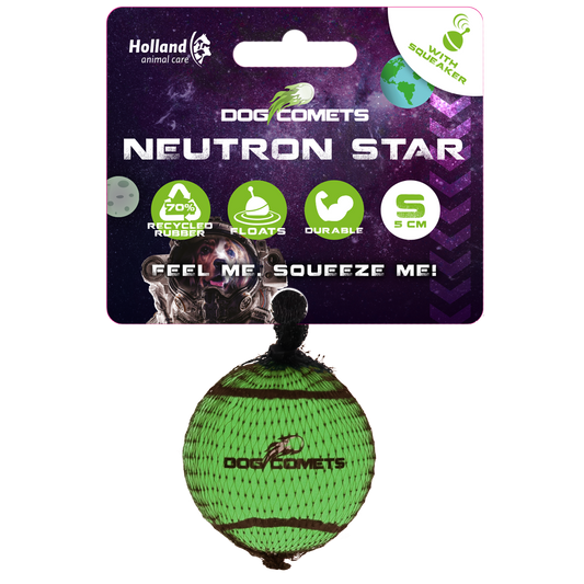 Dog Comets Neutron Star Tennisball Mit Quietscher S Grün