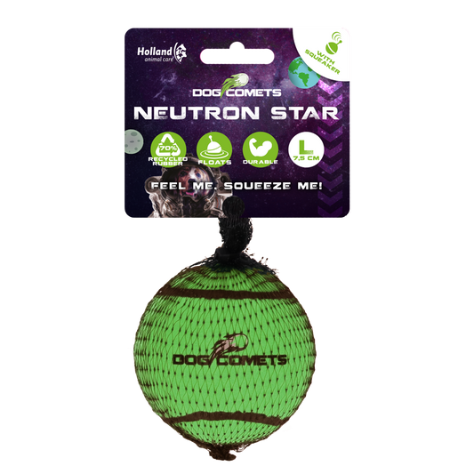 Dog Comets Neutron Star Tennisball Mit Quietscher L Grün