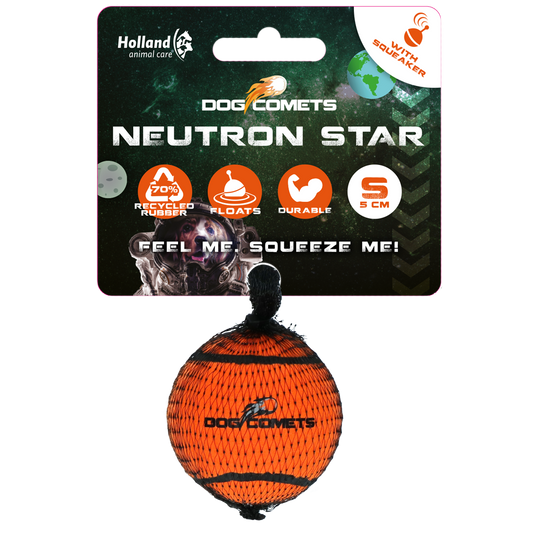 Dog Comets Neutron Star Tennisball Mit Quietscher S Orange