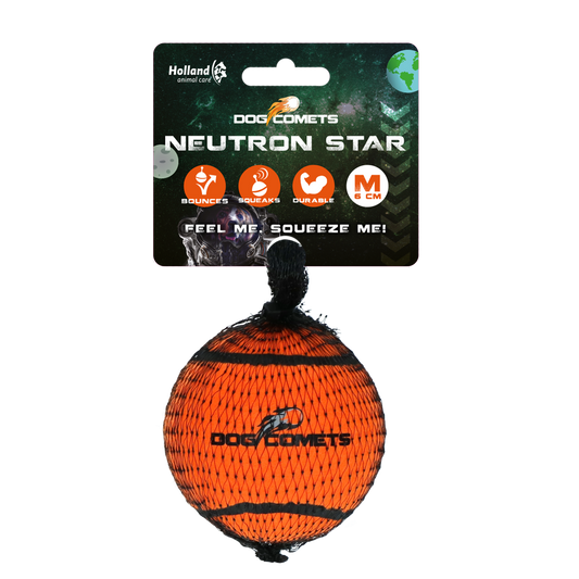 Dog Comets Neutron Star Tennisball Mit Quietscher M Orange