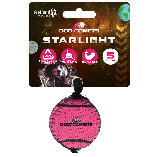 Dog Comets Starlight Tennisball S Rosa