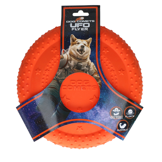 Dog Comets UFO Flyer Orange