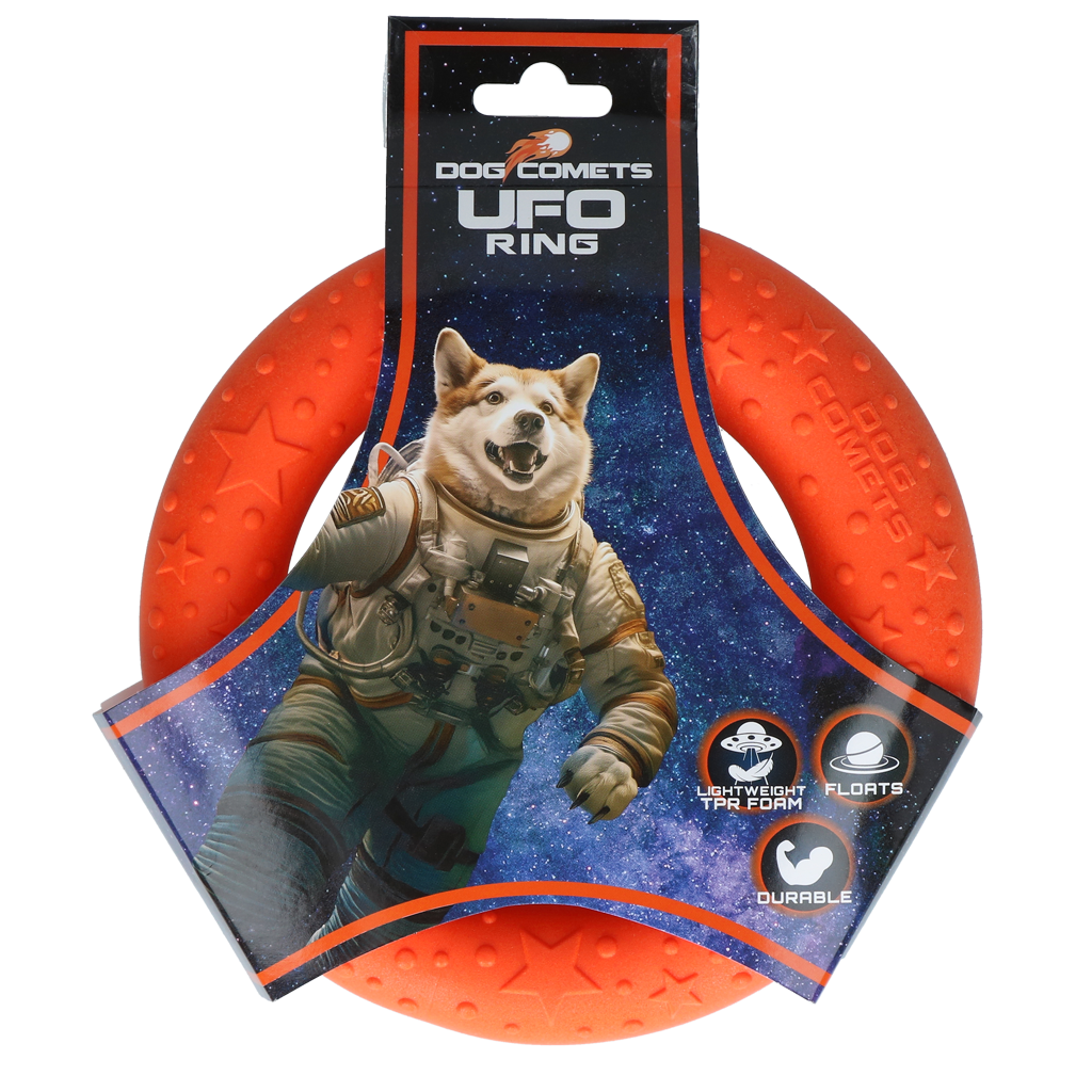 Dog Comets UFO Ring Orange