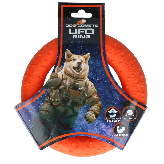 Dog Comets UFO Ring Orange
