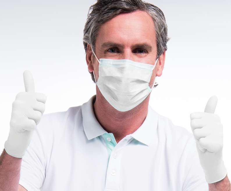 Comforties Soft Nitril Handschuhe Weiß M 100 Stück